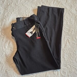 Rafaella women's size 12 Curvy black 2 way stretch dress pants, NWT